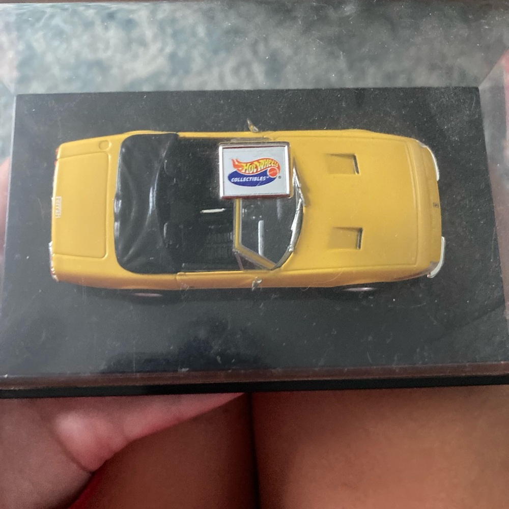 Hot Wheels Yellow Convertible Die-Cast Car